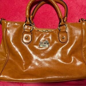 Coach Tan Leather Satchel